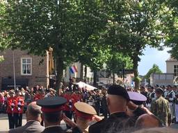 Ceremonie op de Markt in Oirschot