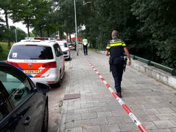 De politie ter plaatse om onderzoek te doen (foto: Arno van der Linden / SQ Vision)