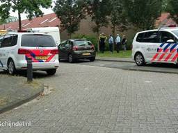 De politie onderzoekt het ongeluk. (Foto: TV Schijndel)