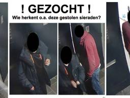 De daders staan vooralsnog onherkenbaar op beeld.