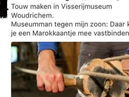 Touw kan ook gebruikt worden om Marokkaantjes mee vast te binden