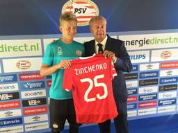 PSV-shirt en eerste training voor Oleksandr Zinchenko