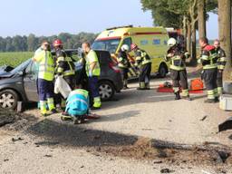 De auto slipte. (Foto: SQ Vision)