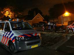 De politie deed onderzoek. (Foto: Christian Traets)