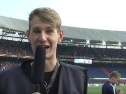 Willem Vink in de Kuip.