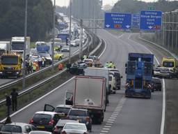 De twee ongevallen bij Rijkevoort. Foto: SK-Media