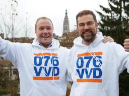 Bredanaars Thierry Aartsen (links) en Klaas Dijkhoff (rechts).