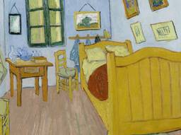 Het bed waar het om gaat (beeld: Van Gogh Museum)