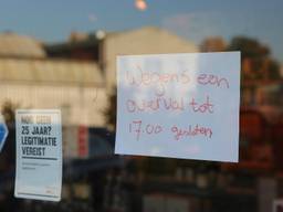 Slijter Bergen op Zoom overvallen. (foto: Christian Traets/SQ Vision)