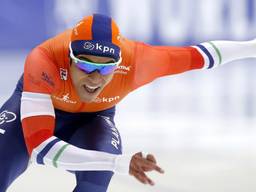 Daidai Ntab op weg naar goud op de 500 meter (foto: ANP)