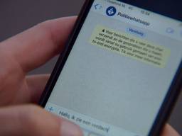 Whatsappen met de politie om melding te doen 