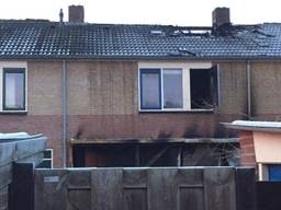 Veel schade aan het huis in Herpen. (Foto: Jacqueline Hermans)