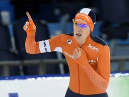 Ireen Wüst wint 1500 meter op NK afstanden (foto: OrangePictures)