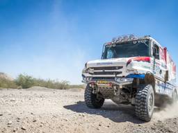 Maurik van den Heuvel tijdens een eerdere Dakar Rally.