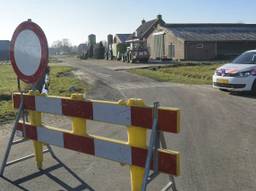 Wegafzetting na de ontdekking van het lab. (Foto: Tom van der Put/SQ Vision)