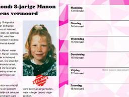 De zaak van Manon Seijkens staat ook op de kalender. (Foto: Politie)