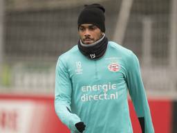 Jürgen Locadia, vrijdagochtend op de training (foto: VI Images)