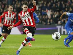 Marco van Ginkel scoorde de 1-0 voor PSV (foto: VI Images)