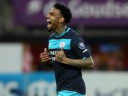 Jürgen Locadia viert zijn doelpunt. Foto: VI images