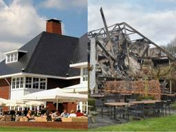 Restaurant Etenstijd, voor en na de brand