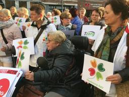 Protest thuiszorg Roosendaal