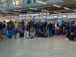 De bagage-inname op Eindhoven Airport
