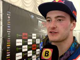 Jeffrey Herlings na afloop van de GP in Valkenswaard.