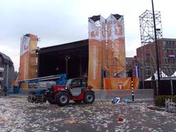 De troep op het Piusplein na Koningsdag.