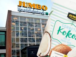 Het sorbetijs met kokossmaak. (Beeld: site Jumbo)