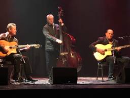 Rosenberg Trio tijdens aan het repeteren in De Cacaofabriek in Helmond.