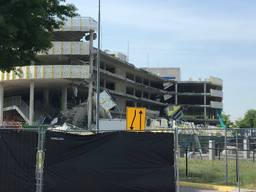 Ingestorte parkeergarage Eindhoven Airport