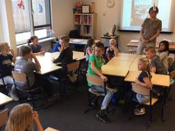 Het onderwijs op De Beekgraaf is hervat. (Foto: Rob van Kaathoven)