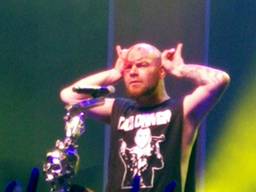 Zanger Ivan Moody is er komende maandag niet bij