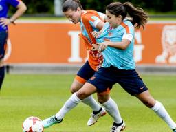 Danielle van de Donk tijdens de training. Foto: ANP