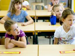 Kinderen krijgen een uur later les vanwege de actie van de leraren (archieffoto: ANP)