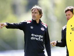 Phillip Cocu tijdens het trainingskamp in Zwitserland (Foto: VI Images)