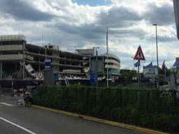 De ingestorte parkeergarage (foto: Hans Janssen).