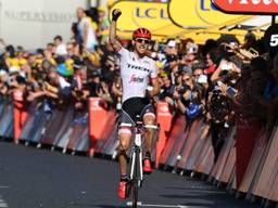 Bauke Mollema won een rit in de Tour. (Foto: VI Images)