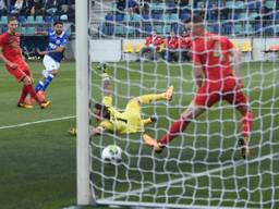 Muhammed Mert redde de eer voor FC Den Bosch. (Foto: Henk van Esch)