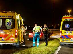 Het kind is met een ambulance naar een ziekenhuis gebracht. (Foto: Marcel van Dorst)