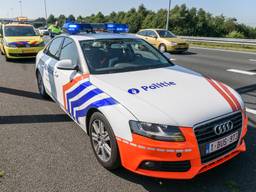 Een Belgische politieauto. Foto: Tom van der Put / SQ Vision Mediaprodukties