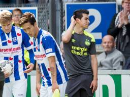 Hirving Lozano kreeg rood tegen Heerenveen (Foto: VI Images)