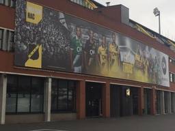 Het stadion van voetbalclub NAC.