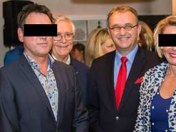 Pieter H. en zijn ex-vrouw Diana op een feestje. (Foto: Facebook)