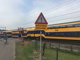 De spoorwegovergang aan de Spieksestraat in Zegge (Foto: Imke van de Laar)