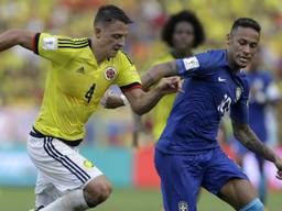 Santiago Arias in actie voor Colombia