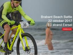 Screenshot van de website van de Brabant Beach Battle.