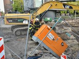 De generator is een gat gevallen. (Foto: Toby de Kort).