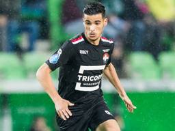 Mo El Hankouri tijdens zijn debuut voor Willem II. (foto: VI Images)