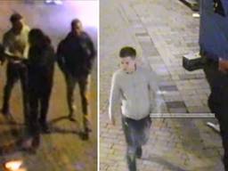 Deze mannen mishandelden een voorbijganger in Tilburg. (Beeld: Bureau Brabant)